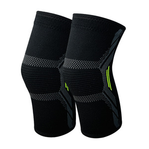 Genouillère en nylon tricoté pour l'extérieur, soutien de compression pour le basketball, unisexe, toutes saisons, protection contre les entorses - Product Image 1