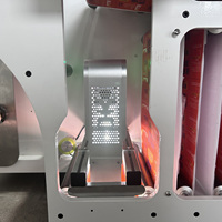 RTJB350 Modelo perfecto Etiqueta adhesiva Rollo a rollo Máquina de rebobinado de corte longitudinal con sistema de software de cámara de inspección automática