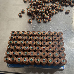 Factory Price Colored 210D/3 #69 L Style 100% Polyester Bonded Pre Wound Bobbins <b>Thread</b> With Side-less - Product Image 4