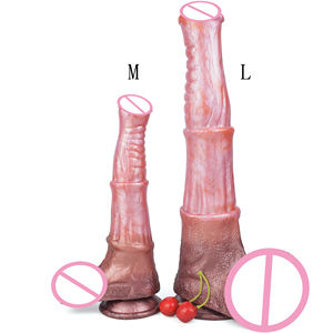 Riesiger Analer Pferde-<span class=keywords><strong>Dildo</strong></span> 13 Zoll Lang, Pferde-Penis aus Weichem Silikon, Künstlicher Großer Tier-<span class=keywords><strong>Dildo</strong></span>, Realistischer Pferde-Penis-<span class=keywords><strong>Dildo</strong></span>, Erotikspielzeug für Erwachsene - Product Image 1