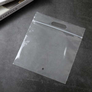 Bolsas de Envío de Alta Calidad, Bolsa Transparente Personalizada con Cierre Vertical para Ropa, Zapatos, Ropa Interior, Calcetines, Pieles, Hechas de Poliéster - Product Image 4