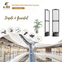 Système antivol pour vêtements, chaussures, lunettes, montres, bijoux, antenne en acrylique transparente, base en ABS noir, système de détection EAS AM 58KHz