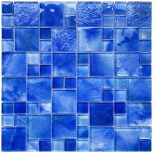Mosaicos <span class=keywords><strong>de</strong></span> Vidrio Azul Cristal Premium para Piscinas, Mosaicos <span class=keywords><strong>de</strong></span> Vidrio para Decoración <span class=keywords><strong>de</strong></span> Paredes <span class=keywords><strong>de</strong></span> Piscinas - Product Image 6
