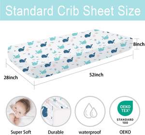 <span class=keywords><strong>Protector</strong></span> <span class=keywords><strong>de</strong></span> <span class=keywords><strong>colchón</strong></span> <span class=keywords><strong>de</strong></span> <span class=keywords><strong>cuna</strong></span> <span class=keywords><strong>impermeable</strong></span> <span class=keywords><strong>de</strong></span> microfibra Extra suave <span class=keywords><strong>para</strong></span> <span class=keywords><strong>cuna</strong></span> estándar y almohadilla <span class=keywords><strong>de</strong></span> <span class=keywords><strong>colchón</strong></span> <span class=keywords><strong>para</strong></span> niños pequeños ballena - Product Image 3