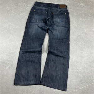 <span class=keywords><strong>Jeans</strong></span> a Vita Bassa Personalizzati, <span class=keywords><strong>Elasticizzati</strong></span>, Stile Americano, Gamba Dritta, Streetwear, Bootcut, Effetto Vintage e Consumato, <span class=keywords><strong>Pantaloni</strong></span> Svasati per Uomo - Product Image 5