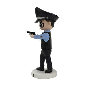 Figura de <span class=keywords><strong>Policía</strong></span> de Resina Artificial Personalizable, Escultura de Anime Inspirada en el Arte para Decoración de Escritorio y Regalo - Product Image 6