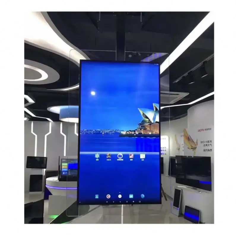 55 inch Ceiling Mounted Android 4K Double Sided Monitor