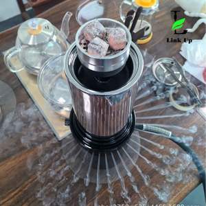 Ensemble de narguilé rouge à lèvres personnalisé en acier inoxydable Nouveau style Intérieur Home Party Bar Hookah Lounge Restaurant Shisha Narguilé Sheesha - Product Image 6