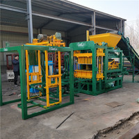 Machine à fabriquer des blocs de béton QT4-18 Alibaba, largement utilisée, à vendre aux États-Unis à Miami