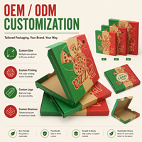 Cajas de Pizza Reutilizables y Reciclables Ecológicas de Alta Resistencia LongXiang, Tamaño Personalizado, con Relieve y Color Personalizado