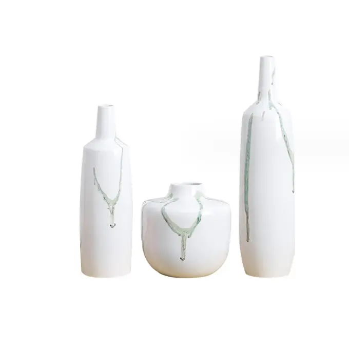Morandi vas bunga porselen minimalis murah pembuatan vas mulut kecil
