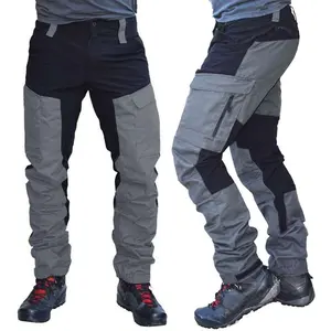 Customized Professional Grey Men's Workwear Pants High Visibility Engineering Uniform With Digital Print Logo Accepted