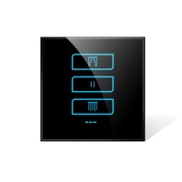 Lanbon L7 Zigbee Automation Système de maison intelligente Smart 1 2 3 gang Commutateur 2 voies avec écran tactile en verre trempé