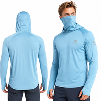 Chemises de pêche personnalisées OEM en gros, UPF 50+, séchage rapide, manches longues, protection UV, chemise de performance pour l'extérieur, pour les pêcheurs