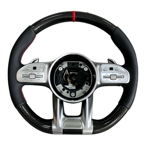 <span class=keywords><strong>Volant</strong></span> sport personnalisé en fibre de carbone pour Benz AMG E300 W190 C190 W205 C205 W166 W167 W177 W213 W217 W213 C238 GLE - Product Image 6
