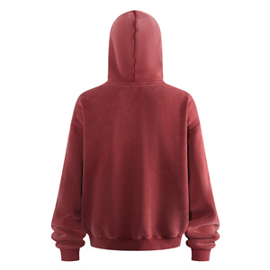 Sweat-shirts à capuche unis pour hommes, en <span class=keywords><strong>molleton</strong></span> épais, coupe ample et oversize, pour le quotidien - Product Image 6