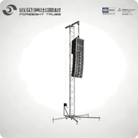 Altavoces de armazón con luz led, soporte de armazón de línea array para altavoces colgantes, producto en oferta
