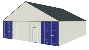 SGC2819-H485 ngoài trời carport vận chuyển <span class=keywords><strong>container</strong></span> tán đúc sẵn carport Kit - Product Image 6
