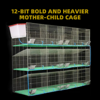 GREAT FARM Offre Spéciale Cages à Lapins Commerciales Faciles Galvanisées à Chaud pour Élevage