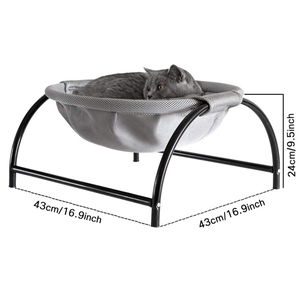 Hamac détachable <span class=keywords><strong>pour</strong></span> chat Lit suspendu lavable et respirant <span class=keywords><strong>pour</strong></span> animaux de compagnie - Product Image 2
