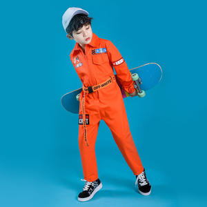Vêtements de <span class=keywords><strong>Jazz</strong></span> pour enfants Salopette Barboteuses Vêtements Hip Hop pour garçons Costumes pour filles Costume de vol de carrière pour enfants - Product Image 3