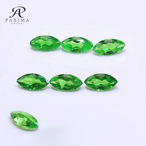 เครื่องประดับ Paxima <span class=keywords><strong>โกเมน</strong></span> Tsavorite ธรรมชาติขนาด1.5x3มม. ขายส่งจากโรงงาน - Product Image 4