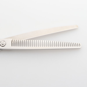 Chuyên nghiệp 8-inch lefty cong chunker Dog grooming kéo vật nuôi vẻ đẹp tóc Scissor với xử lý thoải mái - Product Image 5