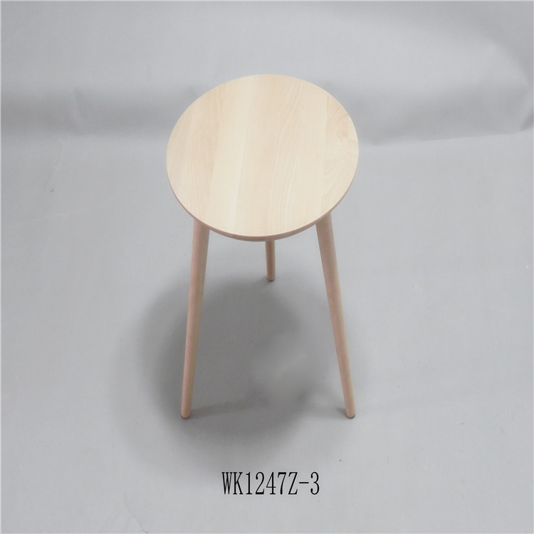 "Moderne Pas Cher en bois de Hêtre table basse ronde table d'appoint S/3 en jeu"
