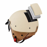 Casques de moto unisexes Casques d'équitation rétro pour adultes