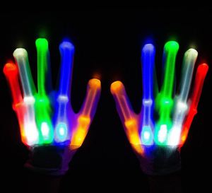 Bán Buôn Rave Ánh Sáng Nhấp Nháy Ngón Tay Ánh Sáng Glow Găng Tay <span class=keywords><strong>LED</strong></span> Glow Găng Tay Cho Halloween - Product Image 4