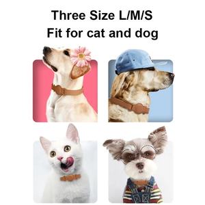 2025新しいレザーペット調節可能カラーアップルAirtag位置追跡犬猫抗ロストエアタグケースエアタグ位置カラー - Product Image 4