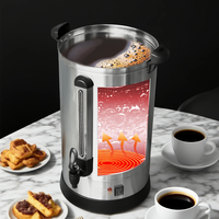 CUCINA Machine à café électrique professionnelle en acier inoxydable, équipement de restauration commerciale, café instantané, boissons chaudes