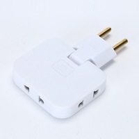 Adaptateur électrique avec prise européenne réglable et USB pour la charge de téléphone portable, convertisseur de prise