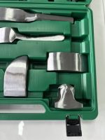 Kit de 9 pièces pour la réparation de carrosserie automobile, comprenant marteaux et talons de carrossier, outils de débosselage et de façonnage de métal, pour la suppression des bosses et le travail de la tôle