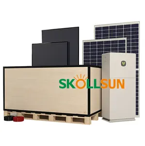 पूरा सेट सौर ऊर्जा प्रणाली 10000w संकर सौर प्रणाली 3KW 5KW 8kw 10KW सौर ऊर्जा प्रणाली योजना