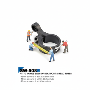 Support Réflecteur Réglable Sunnywheel SW508E pour Vélos de Route, VTT, Vélos de Ville et Vélos Électriques – Installation Facile - Product Image 3