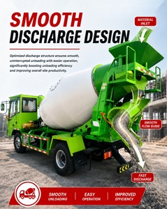 Camion malaxeur à béton 3 ou 4 roues de 2/3/4/5/6/8 m³ – Meilleur prix <span class=keywords><strong>pour</strong></span> les chantiers d'ingénierie - Product Image 6