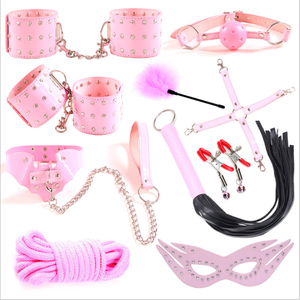 Set di 10 Pezzi di Lingerie <span class=keywords><strong>Bondage</strong></span> per Donne, per Giochi SM Maschili, Attrezzatura per <span class=keywords><strong>Bondage</strong></span> - Product Image 1
