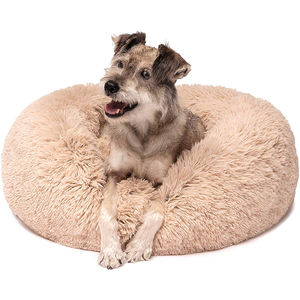 Selbst Erwärmung und Verbesserte Schlaf Flauschigen Luxe Weiche Plüsch Runde Katze und Hund Bett Donut Katze und Hund Kissen bett - Product Image 1