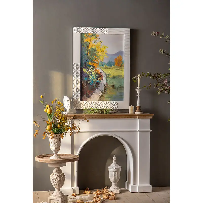 マルチスタイル手作りフラワーオイル風景画ウォールフレーム画像リビングルームの家の装飾