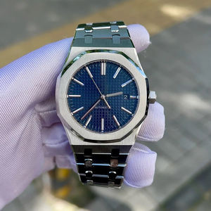 Montre de sport à bracelet intégré de luxe pour homme, automatique, en acier inoxydable, lunette octogonale, cristal saphir, étanche - Product Image 2