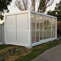 Fabrication de maison conteneur modulaire préfabriquée assemblée sur mesure maison extérieure préfabriquée en verre pour solarium