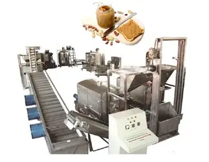 Presse à cacahuètes/ligne de Production de moulin colloïdal de beurre de cacahuètes entièrement automatique