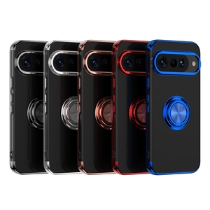เคสป้องกันโทรศัพท์ TPU นิ่มเคลือบอิเล็คโทรเพลทแบบใสกันกระแทกพร้อมเคสหลังมีห่วงสำหรับ <span class=keywords><strong>Google</strong></span> <span class=keywords><strong>Pixel</strong></span> 10 <span class=keywords><strong>Pro</strong></span> - Product Image 1