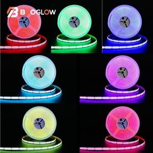 ไฟ LED คุณภาพสูงแบบขายส่ง 12W/M 24V 10mm 672D Smart Cob Led Rgb แถบไฟ LED Cob Rgb 7 สี 5 เมตร สำหรับทีวี - Product Image 1