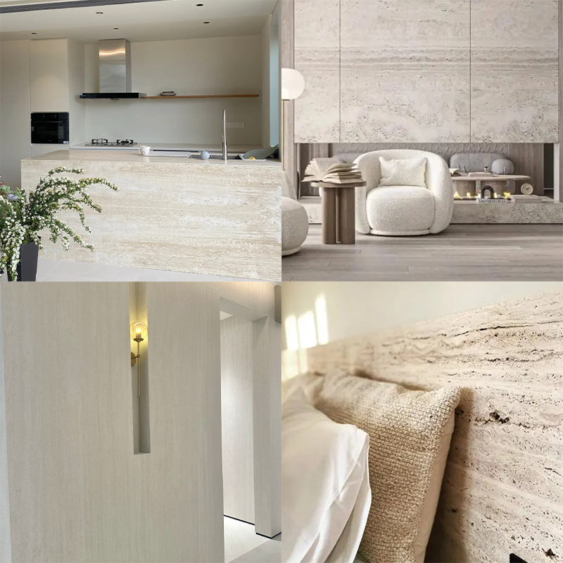small natural stone tiles french