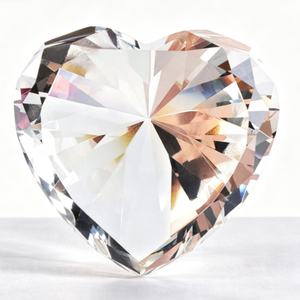 Adorno de Cristal con Forma de Corazón, Grabado Personalizado, Pisapapeles de Cristal, Regalo Romántico para Boda o San Valentín, Directo de Fábrica - Product Image 1