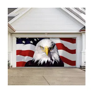 Custom Large Wall Hanging Garage Door Flag Banners Pvc Flex Banner Printing Street Banner