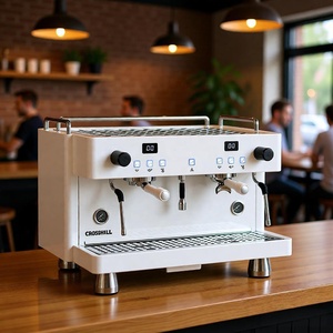 Cafetera Espresso Italiana de Alta Calidad con Tres Calderas de Alta Eficiencia, Diseño de Ahorro de Energía, Doble Cabezal, la Más Vendida, 3 Alto Rendimiento - Product Image 4