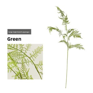 Feuillage artificiel en plastique souple au toucher réel, type fougère et <span class=keywords><strong>asperge</strong></span>, pour la décoration florale d'hôtels et de mariages - Product Image 6